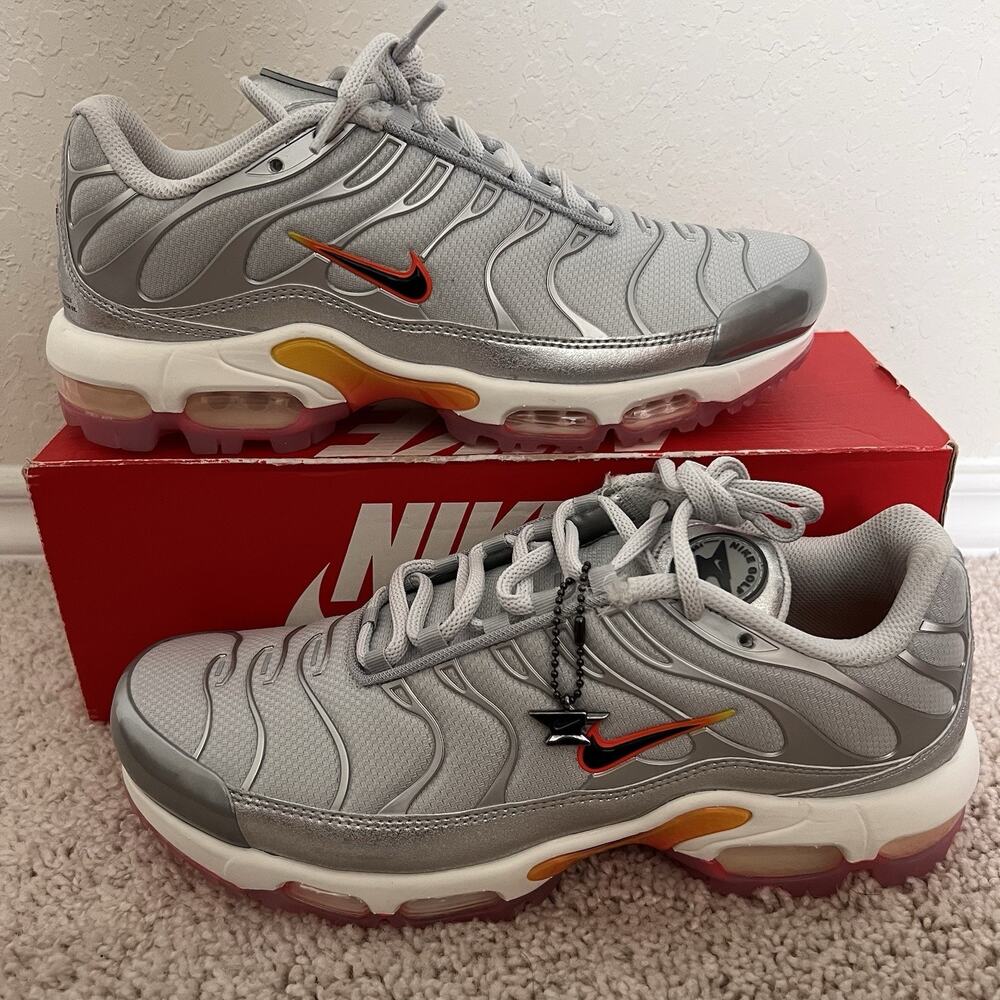 Nike Air Max Plus Golf Shoes US Open Silver Grey HJ4518-001 Men Size 9 New